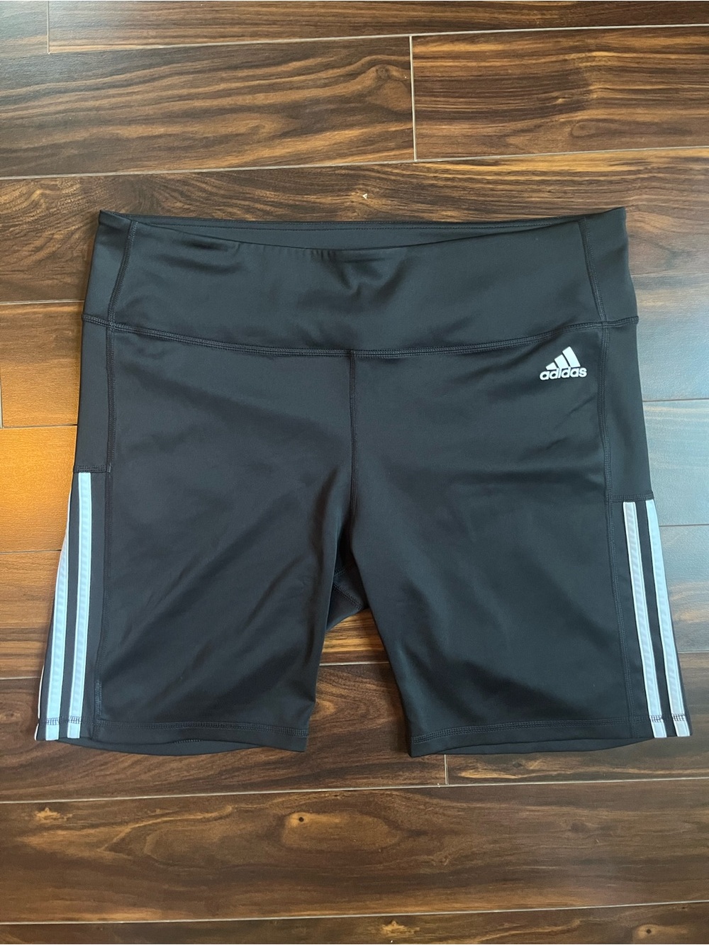adidas Women’s Black Cycling Bike Shorts, 2XL, EUC